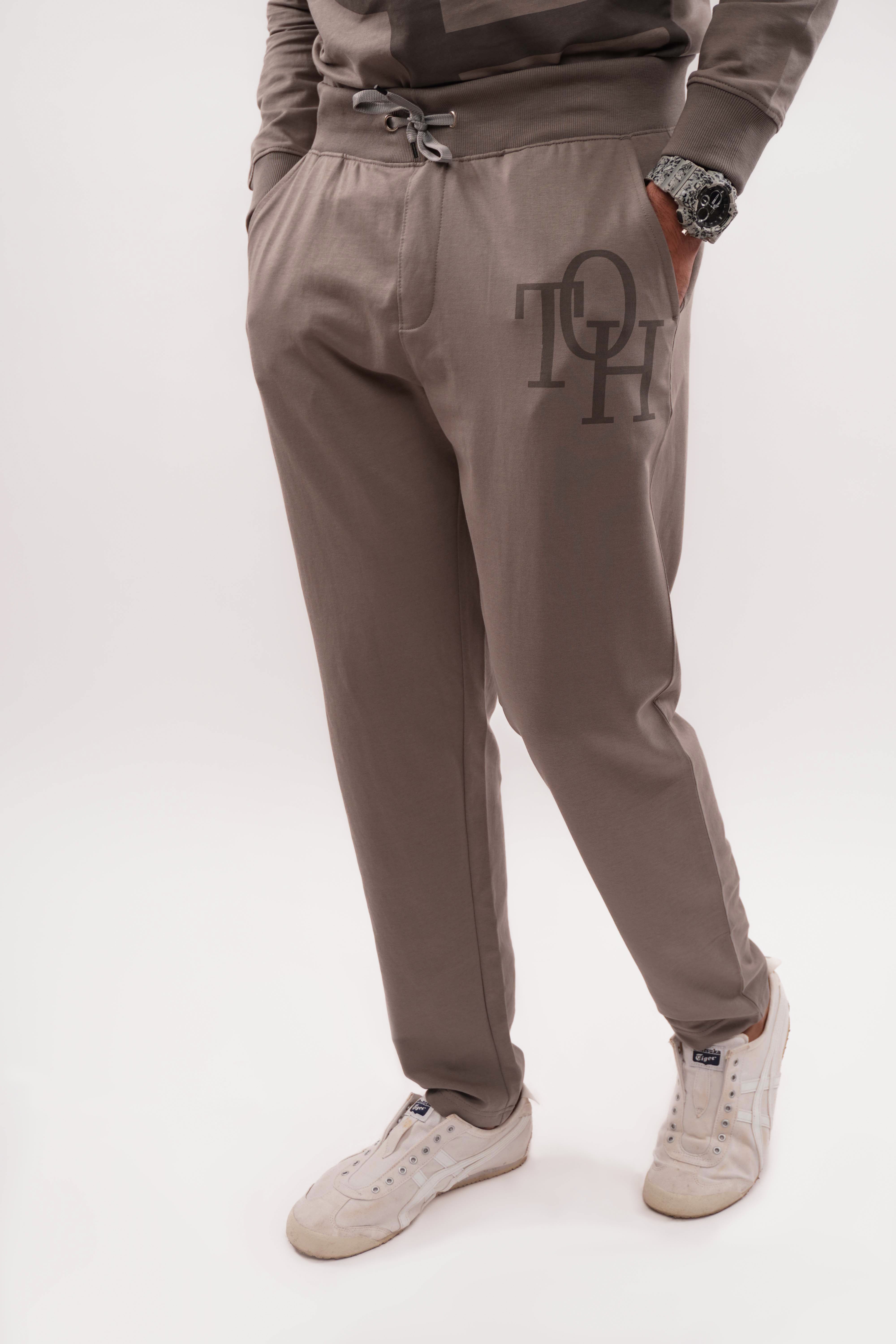 Grey Regular Fit Track Pant