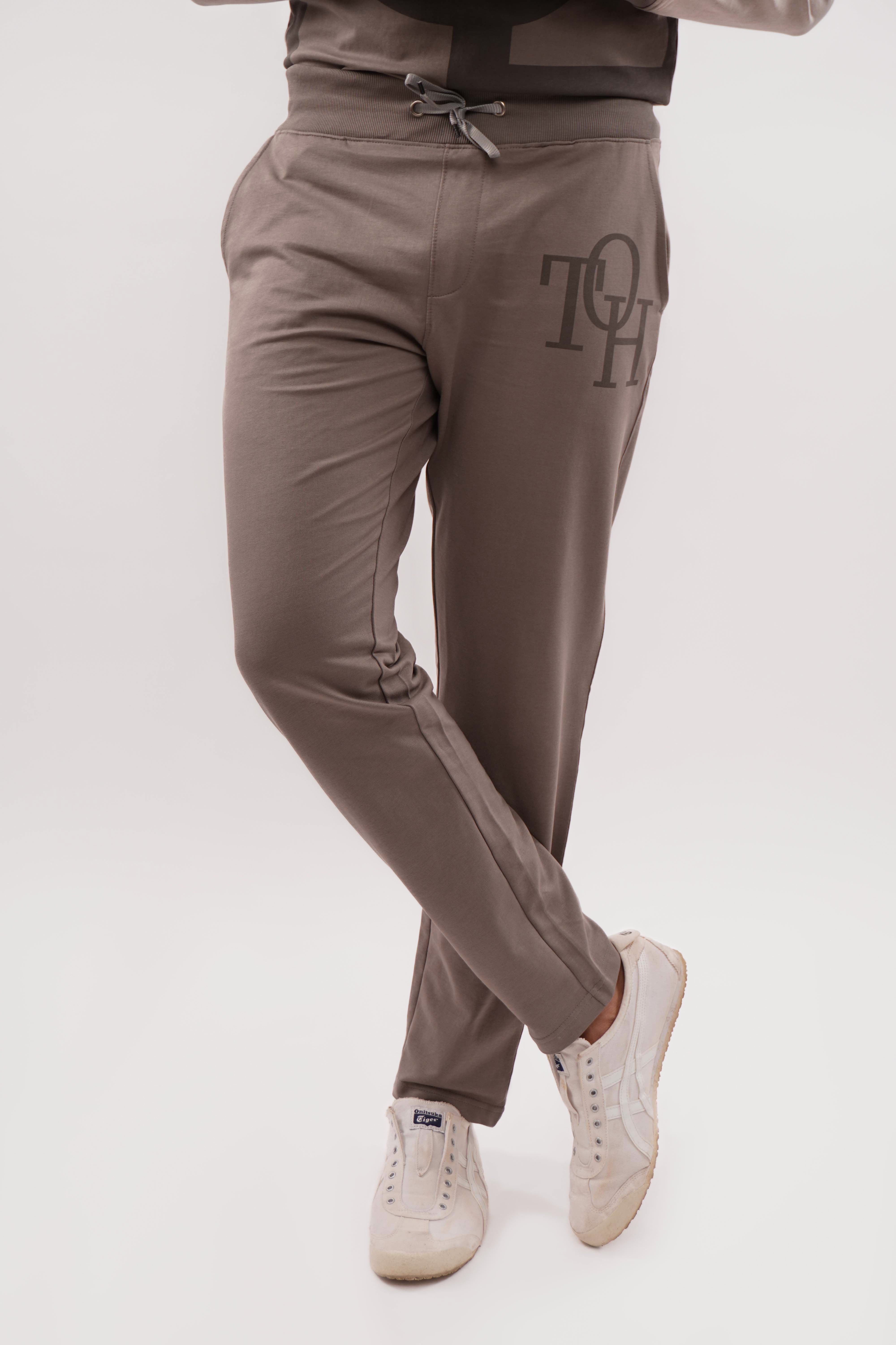 Grey Regular Fit Track Pant