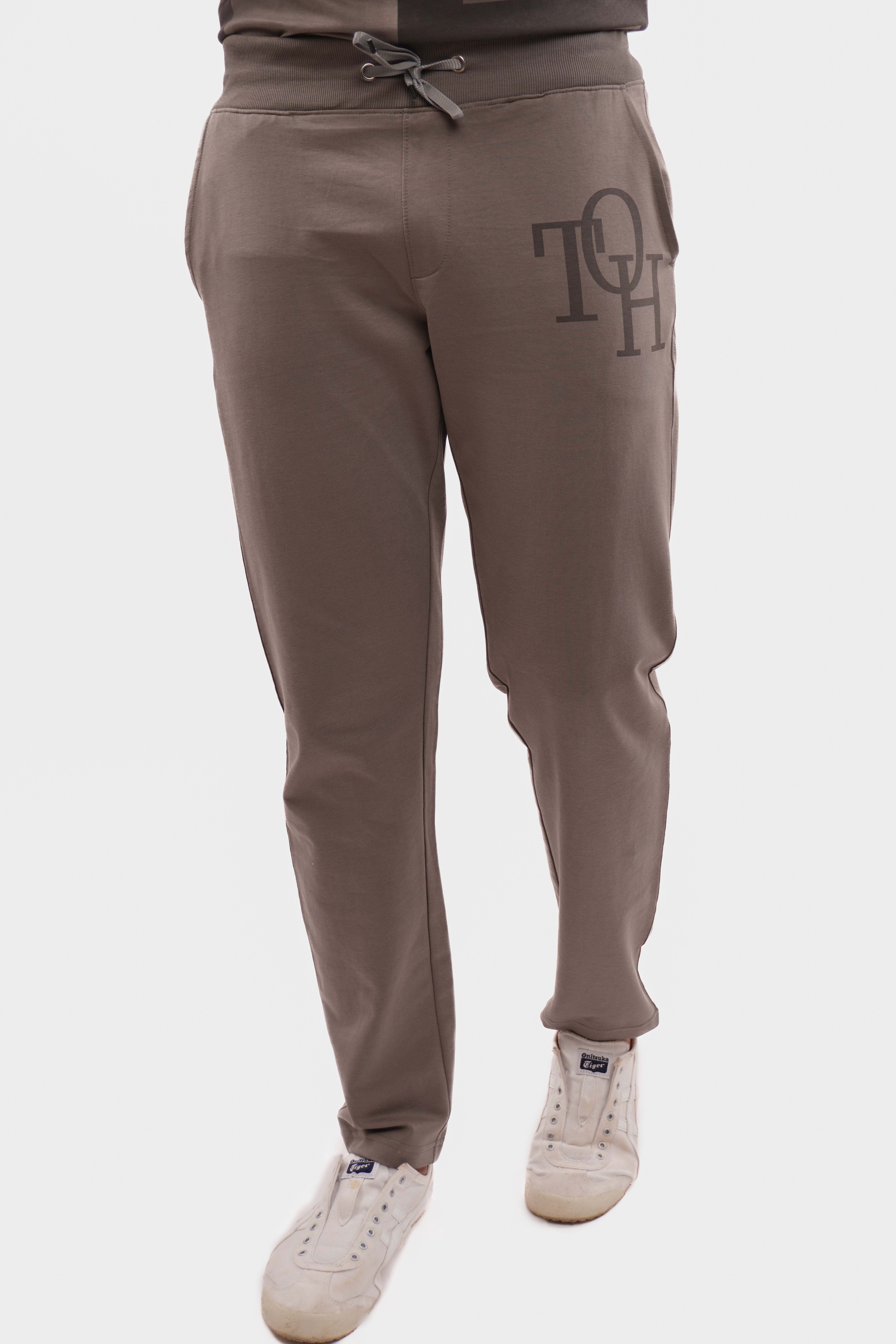 Grey Regular Fit Track Pant