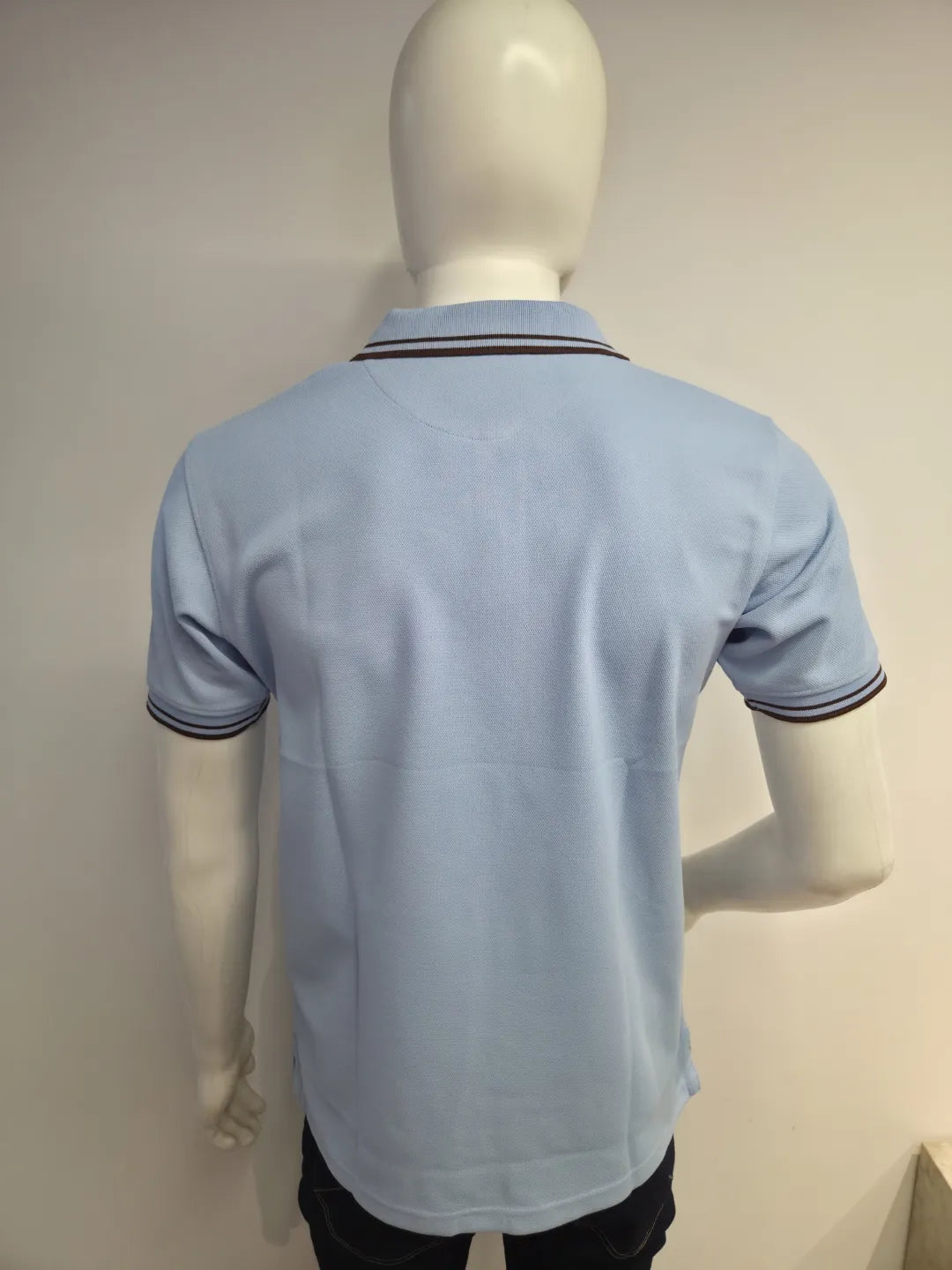 Sky Blue - Men's Zipper Polo
