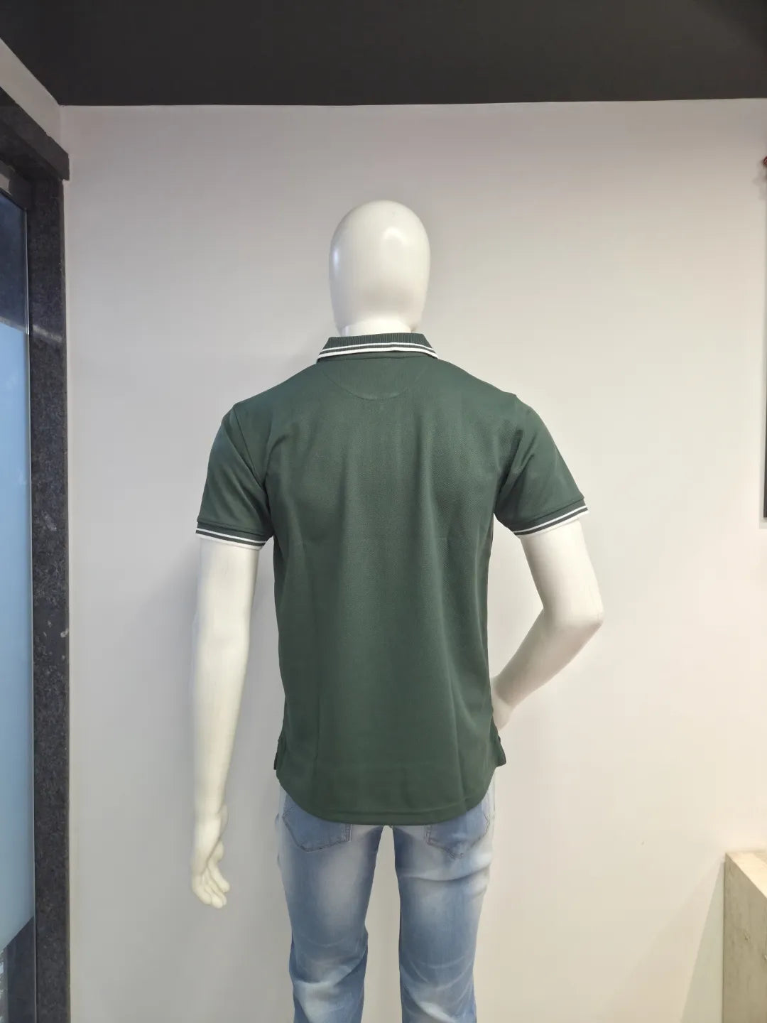 Green - Men's Zipper Polo