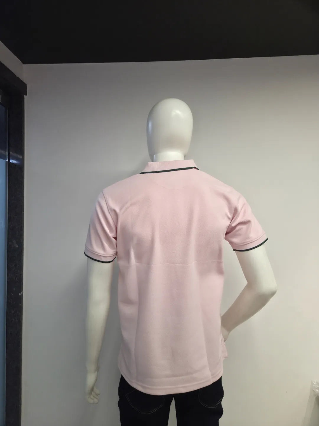 Pink - Men's Zipper Polo