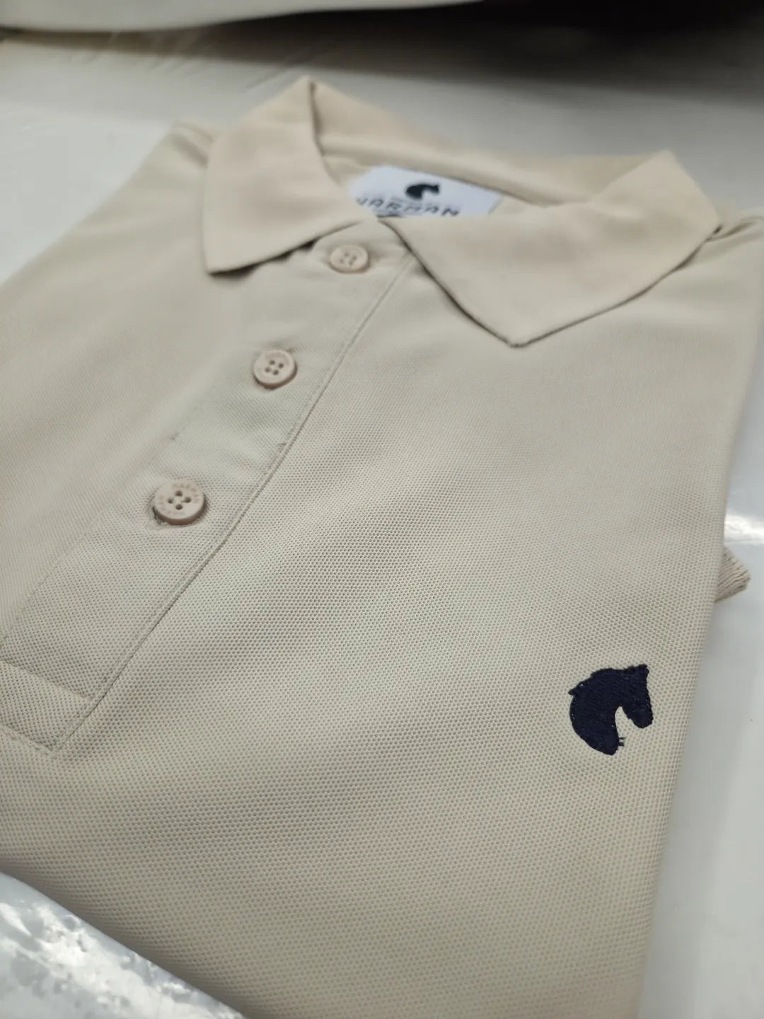Beige - Men's Polo T-Shirt