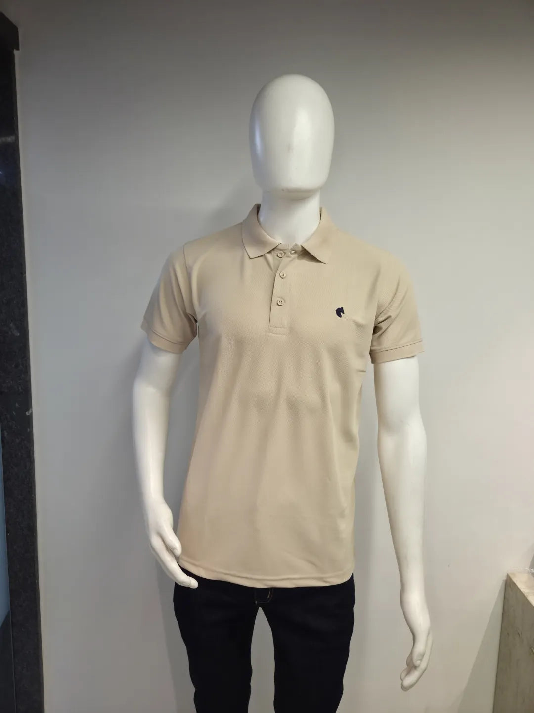Beige - Men's Polo T-Shirt