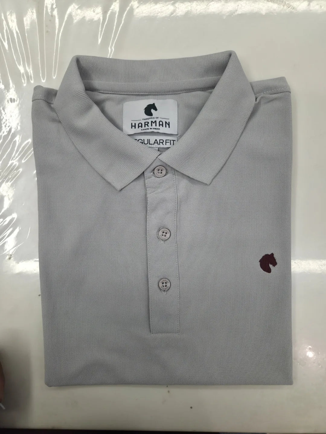 Light Gray - Men's Polo T-Shirt