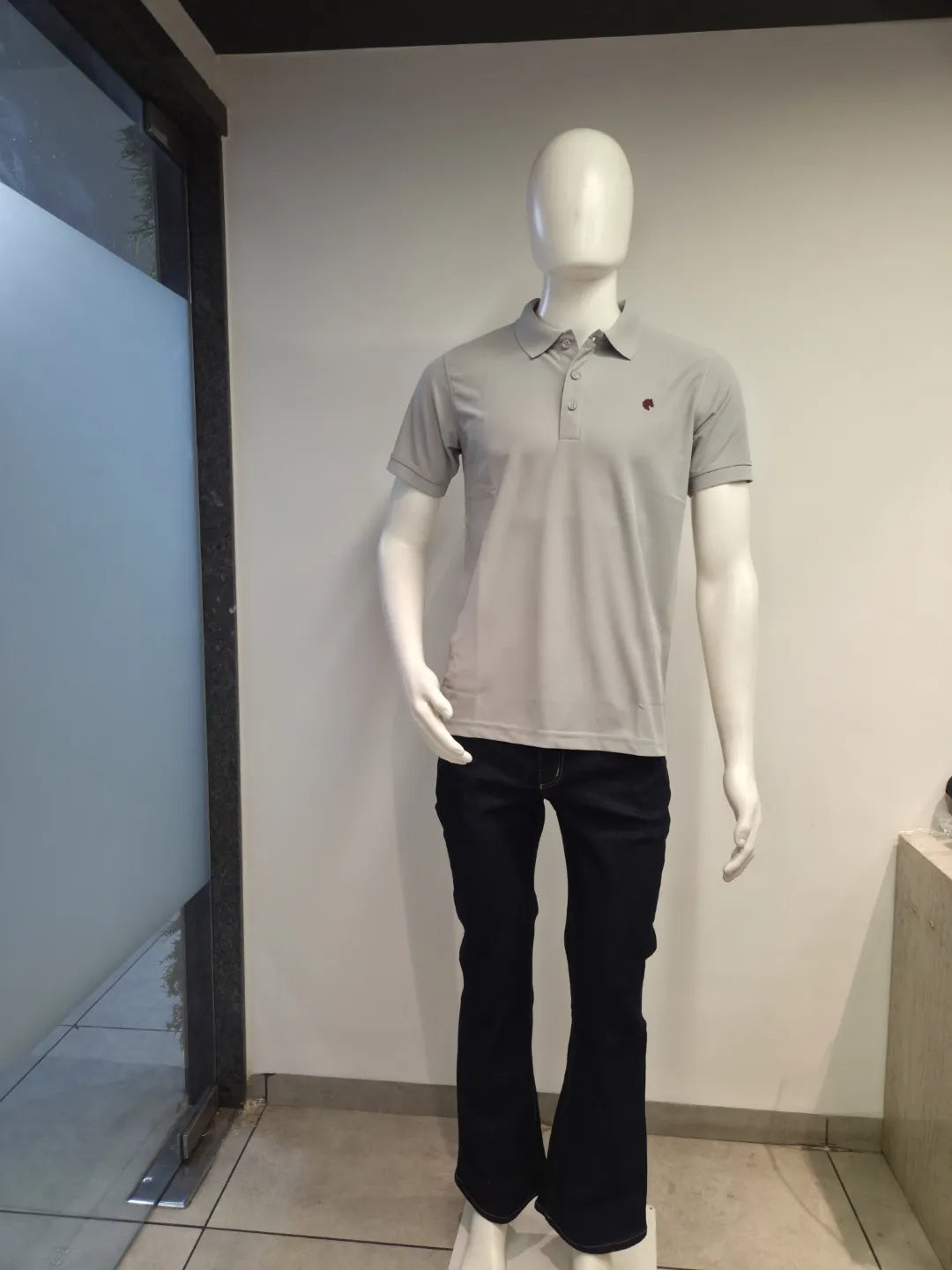 Light Gray - Men's Polo T-Shirt