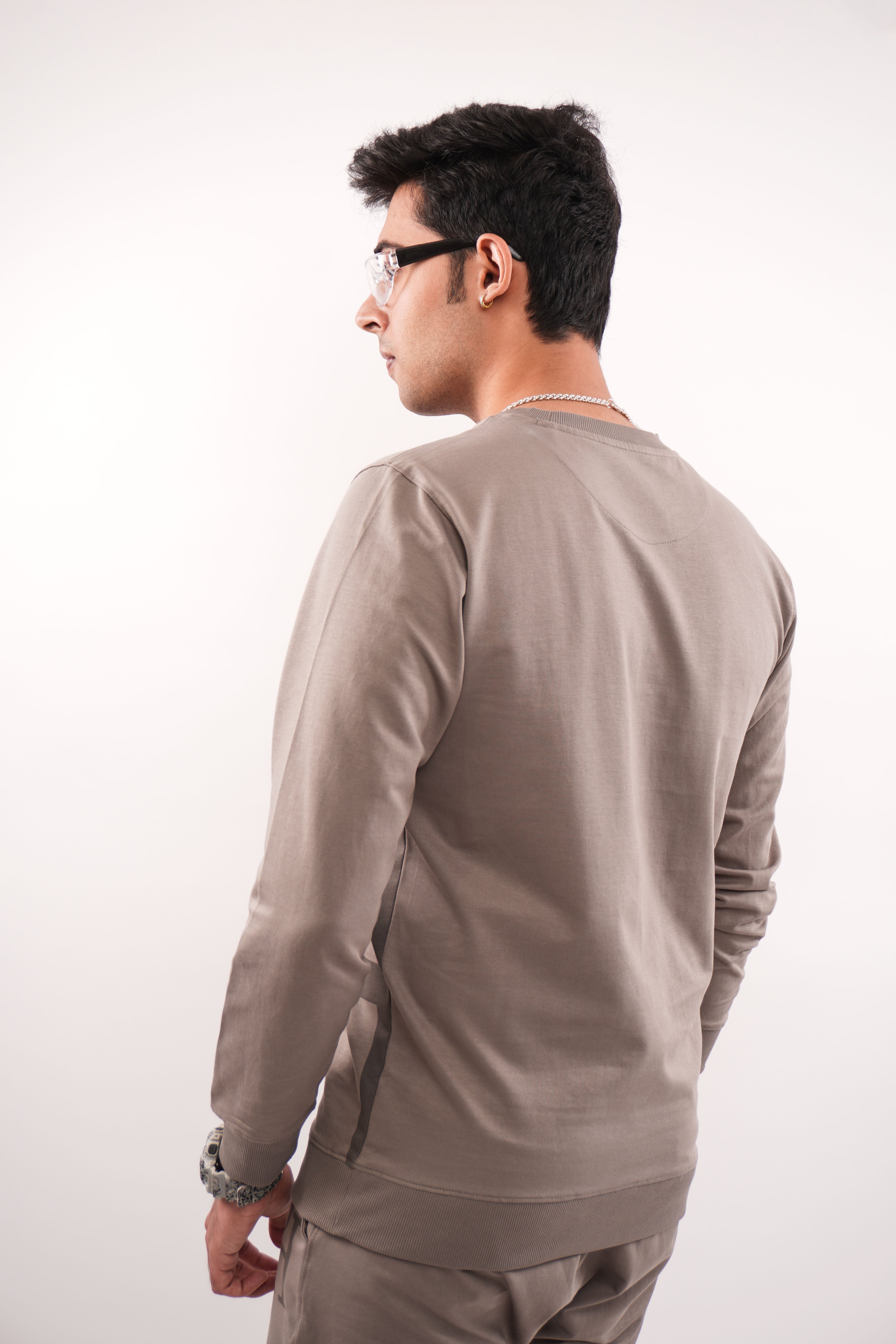 Coffee Regular Fit Sweatshirt