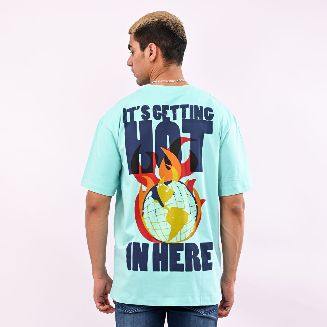 Its Getting Hot Oversized T Shirt
