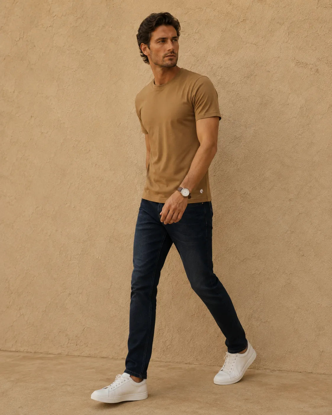 Bronze - Regular Fit Plain T-Shirt