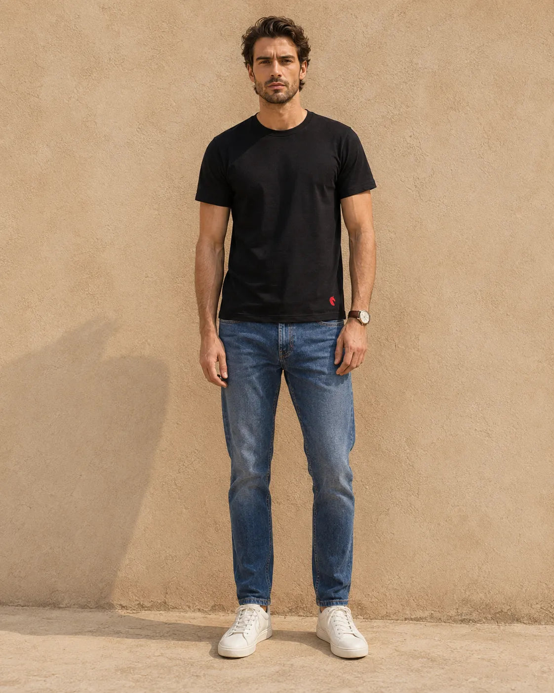 Black - Regular Fit Plain T-Shirt