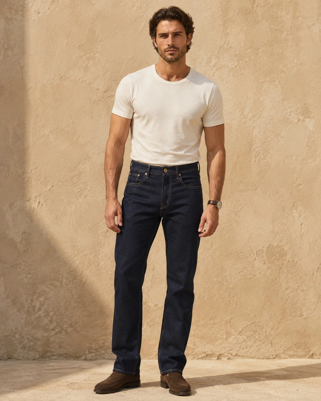 Dark Blue Classic Jeans