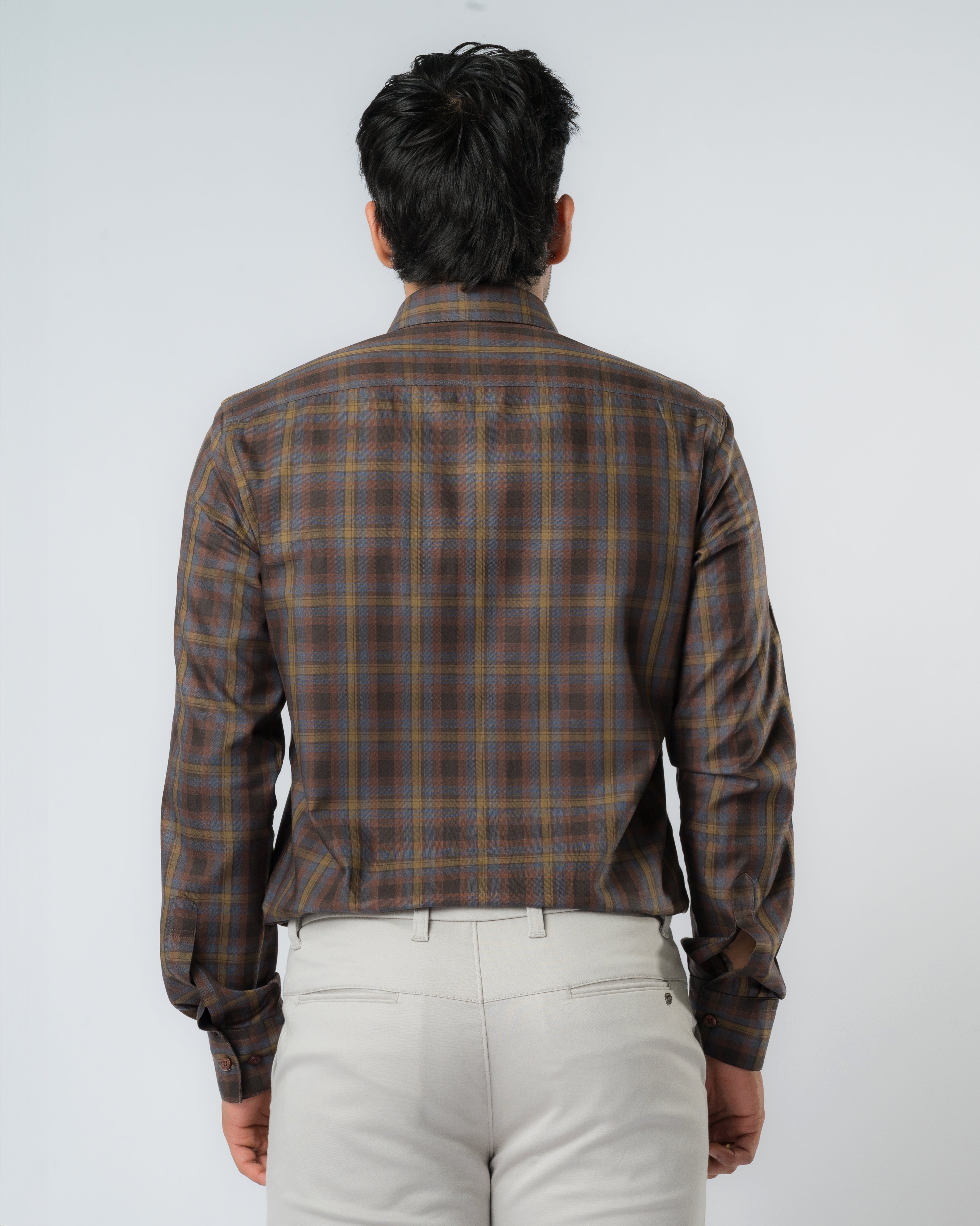 Hazel Checks Slim Fit Shirt
