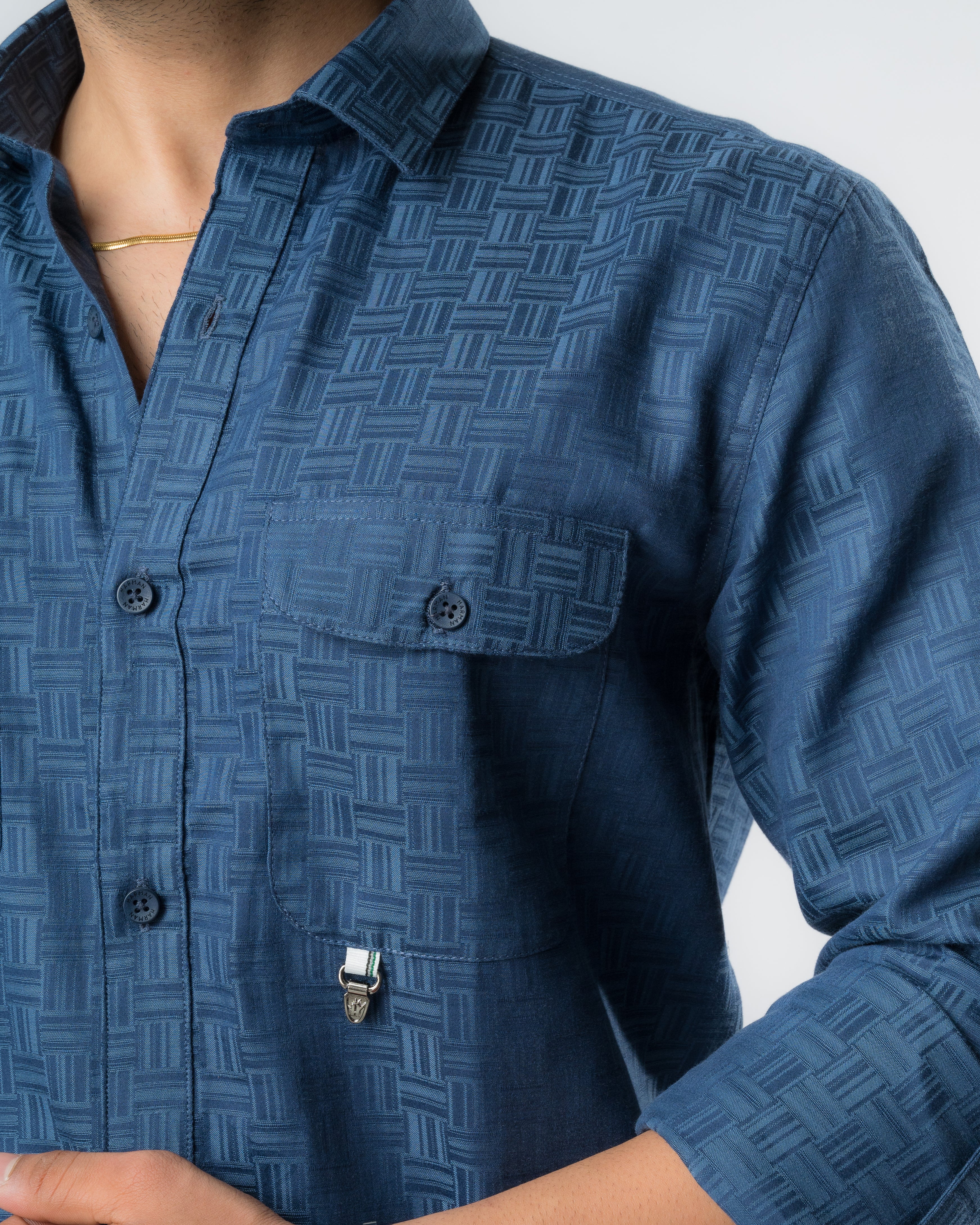 INDIGO SLIM FIT SHIRT