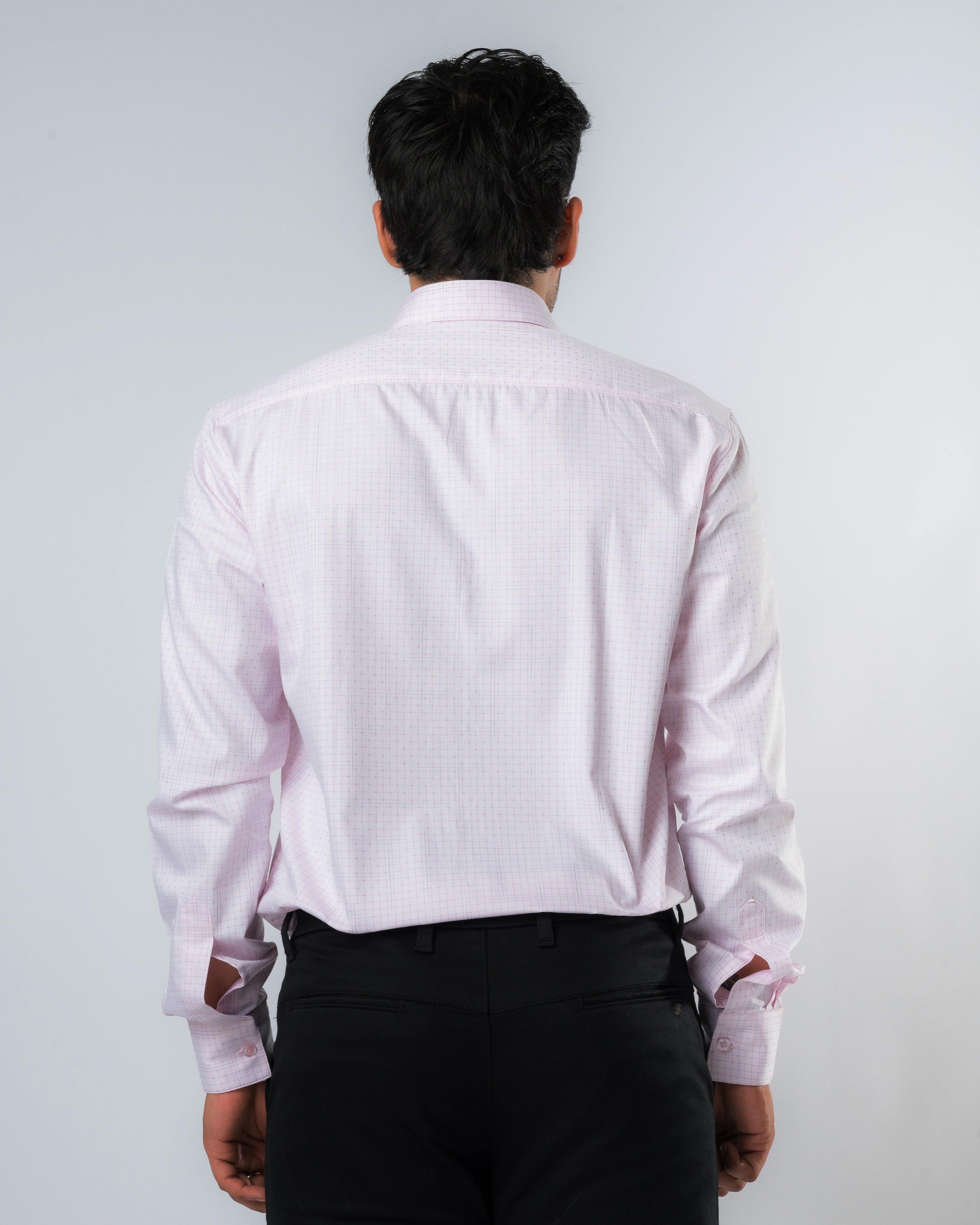 Pastel Pink Slim Fit Shirt