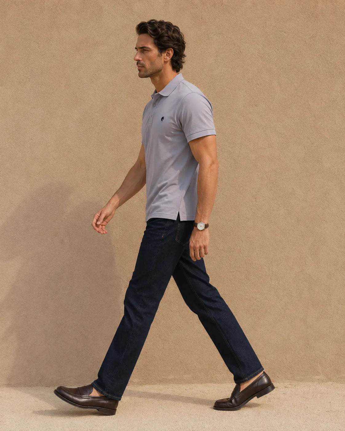 Lavender - Men's Polo T-Shirt