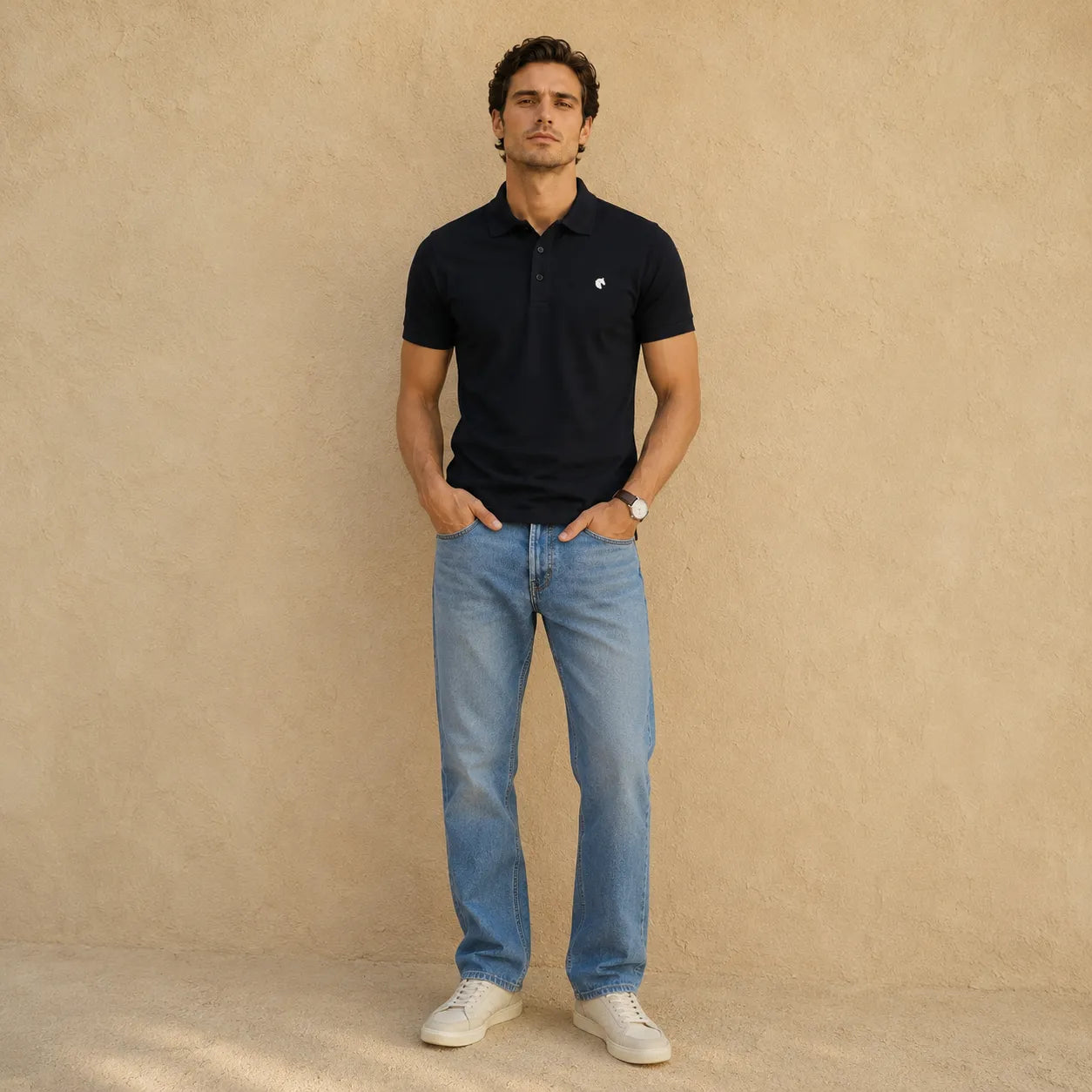 Navy - Men's Polo T-Shirt