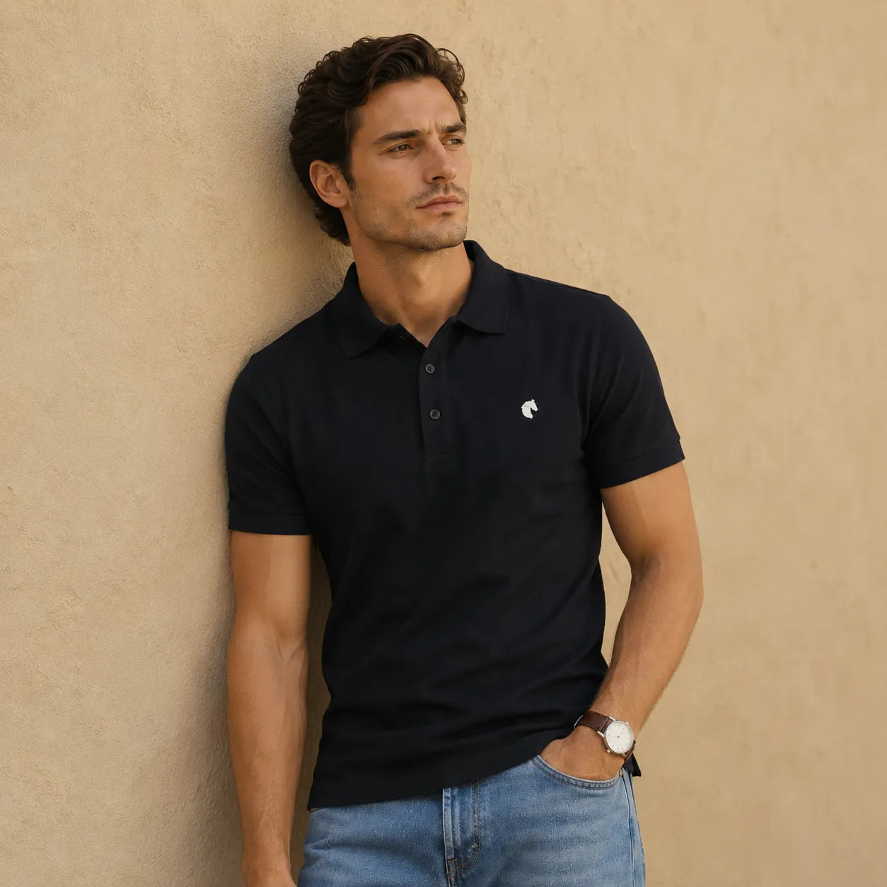 Navy - Men's Polo T-Shirt