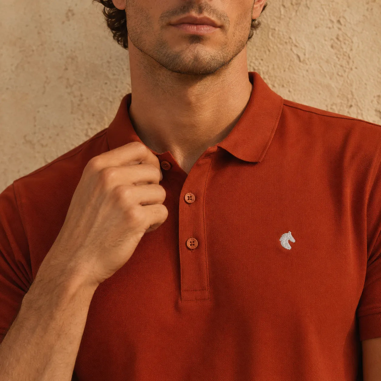 Rust - Men's Polo T-Shirt