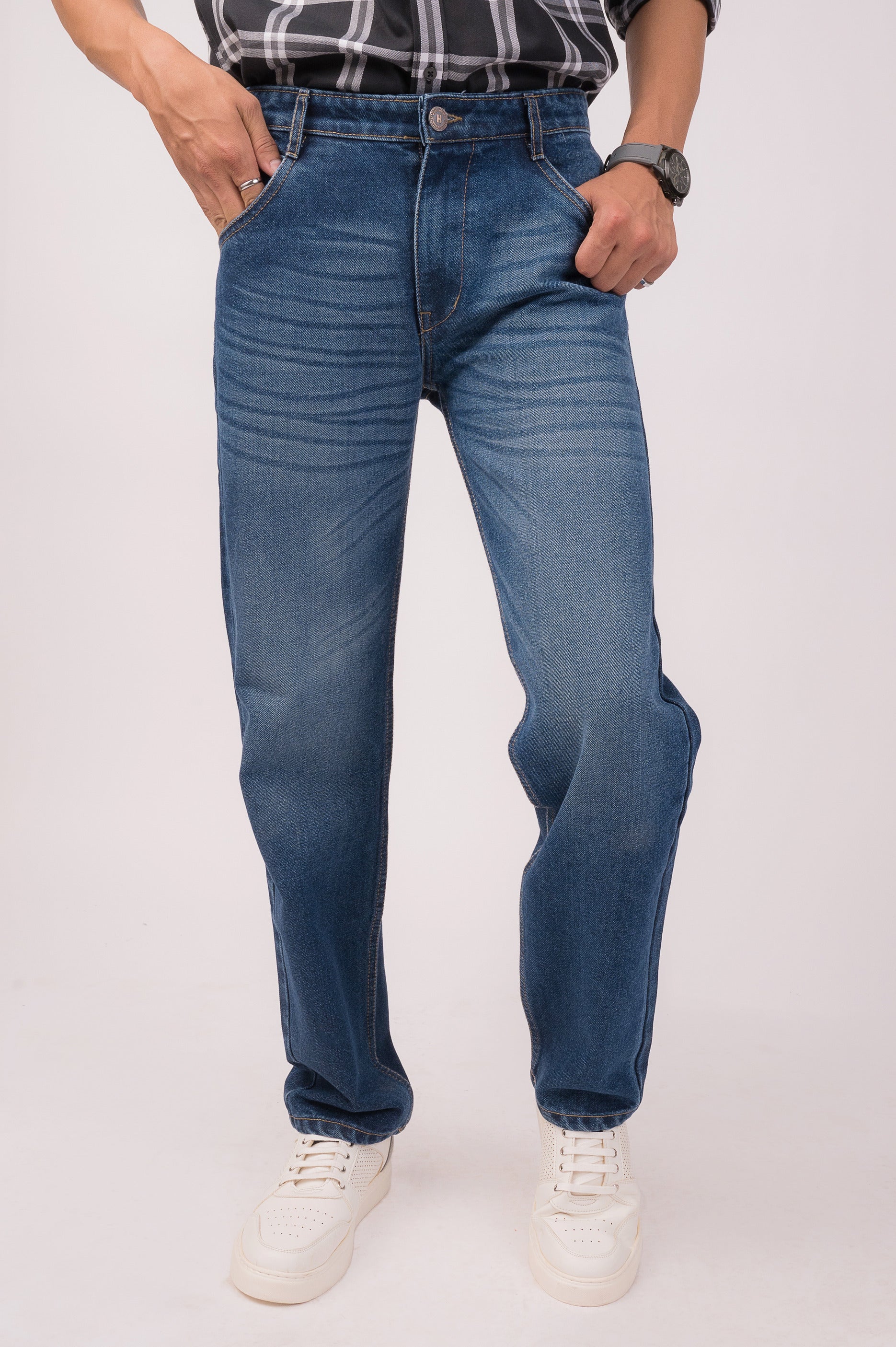 Dark Indigo LINEAR FIT Denim