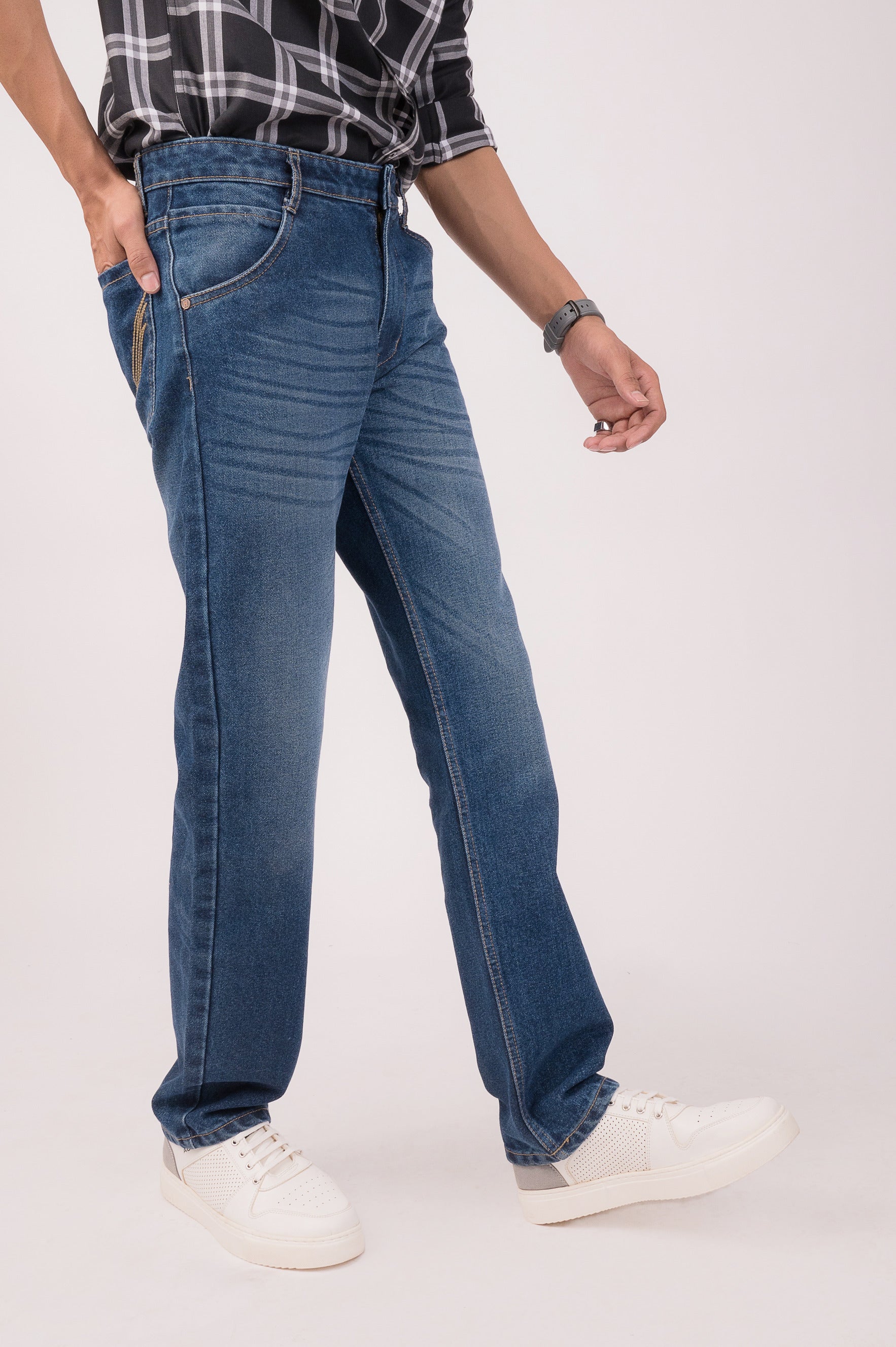 Dark Indigo LINEAR FIT Denim