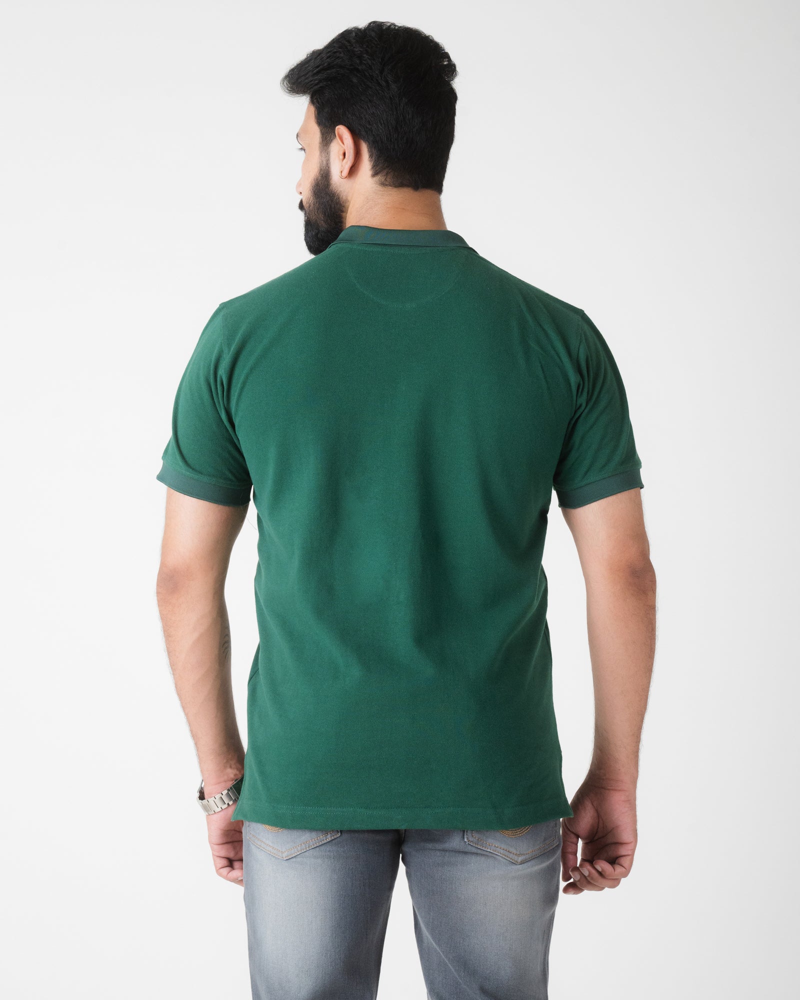 GREEN SOLID POLO