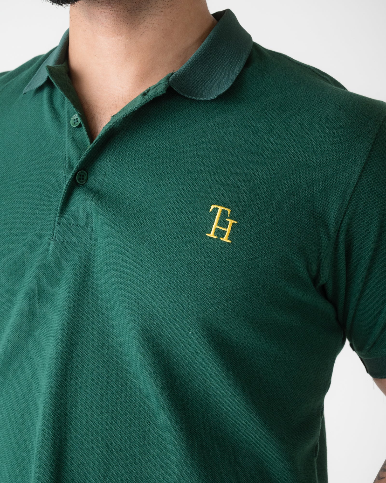GREEN SOLID POLO