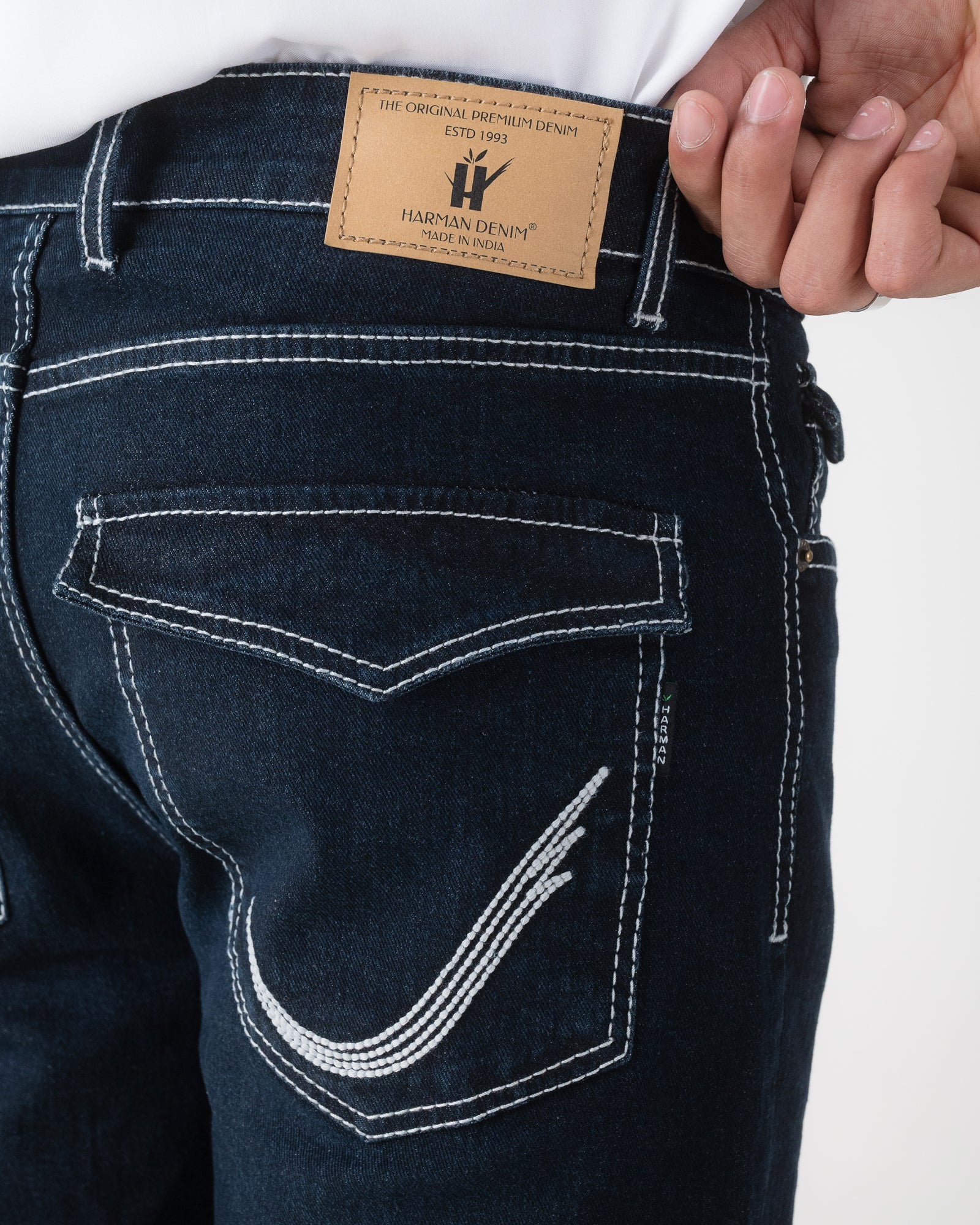 RAW BLUE REGULAR FIT JEANS