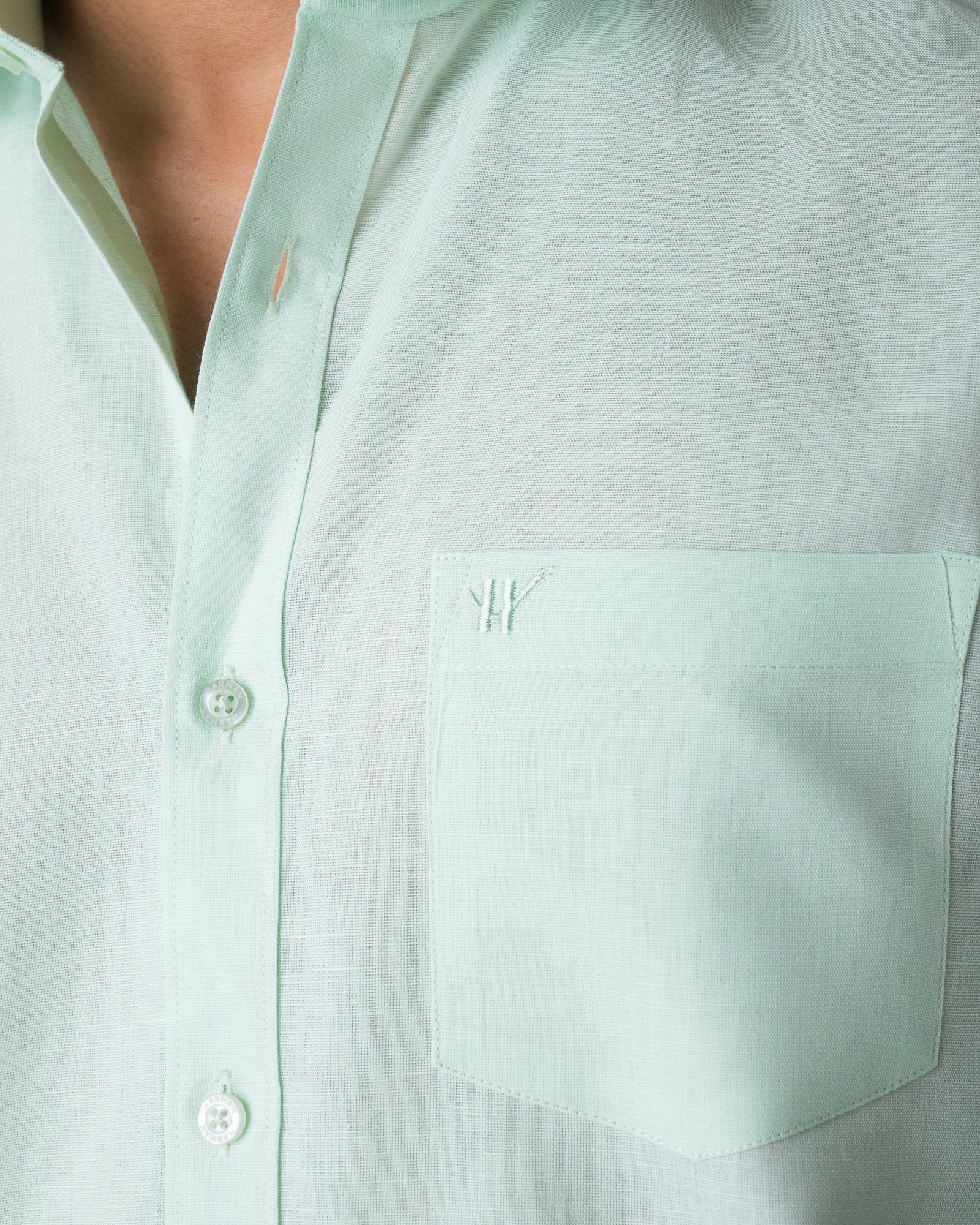 MOSS GREEN SEMI FORMAL SHIRT
