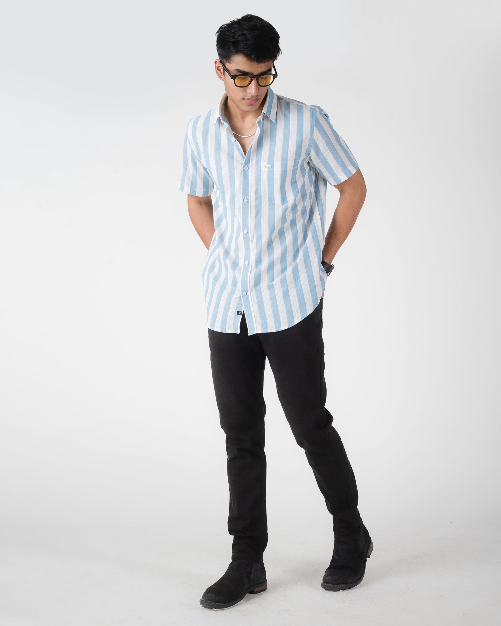LIGHT BLUE CASUAL SHIRT