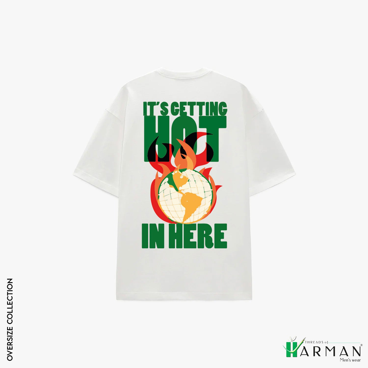 Its Getting Hot Oversized T Shirt