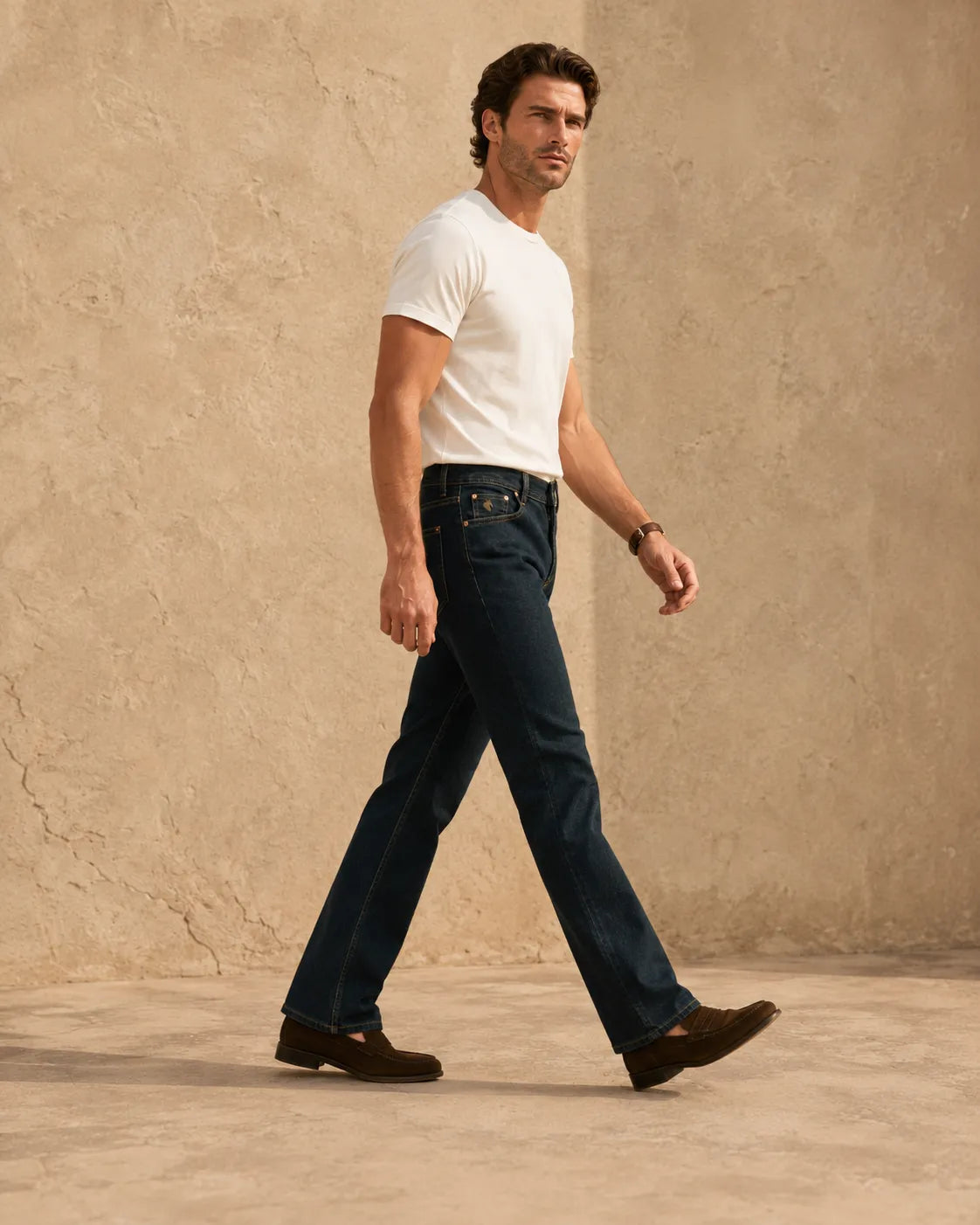 Washed Green Jeans