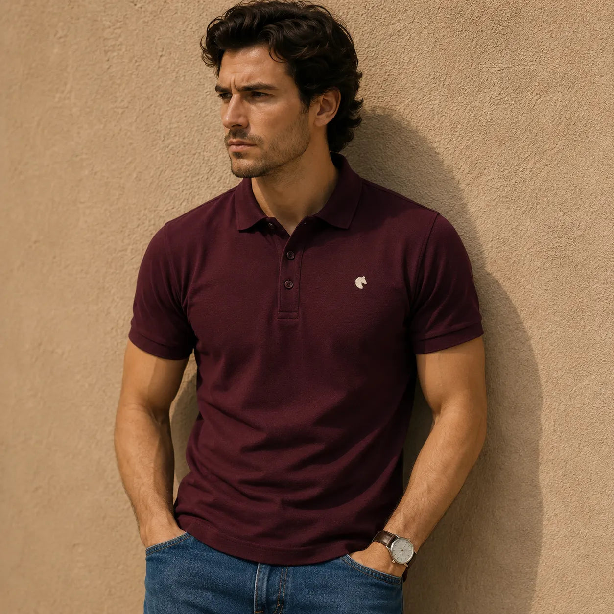 Wine - Men's Polo T-Shirt