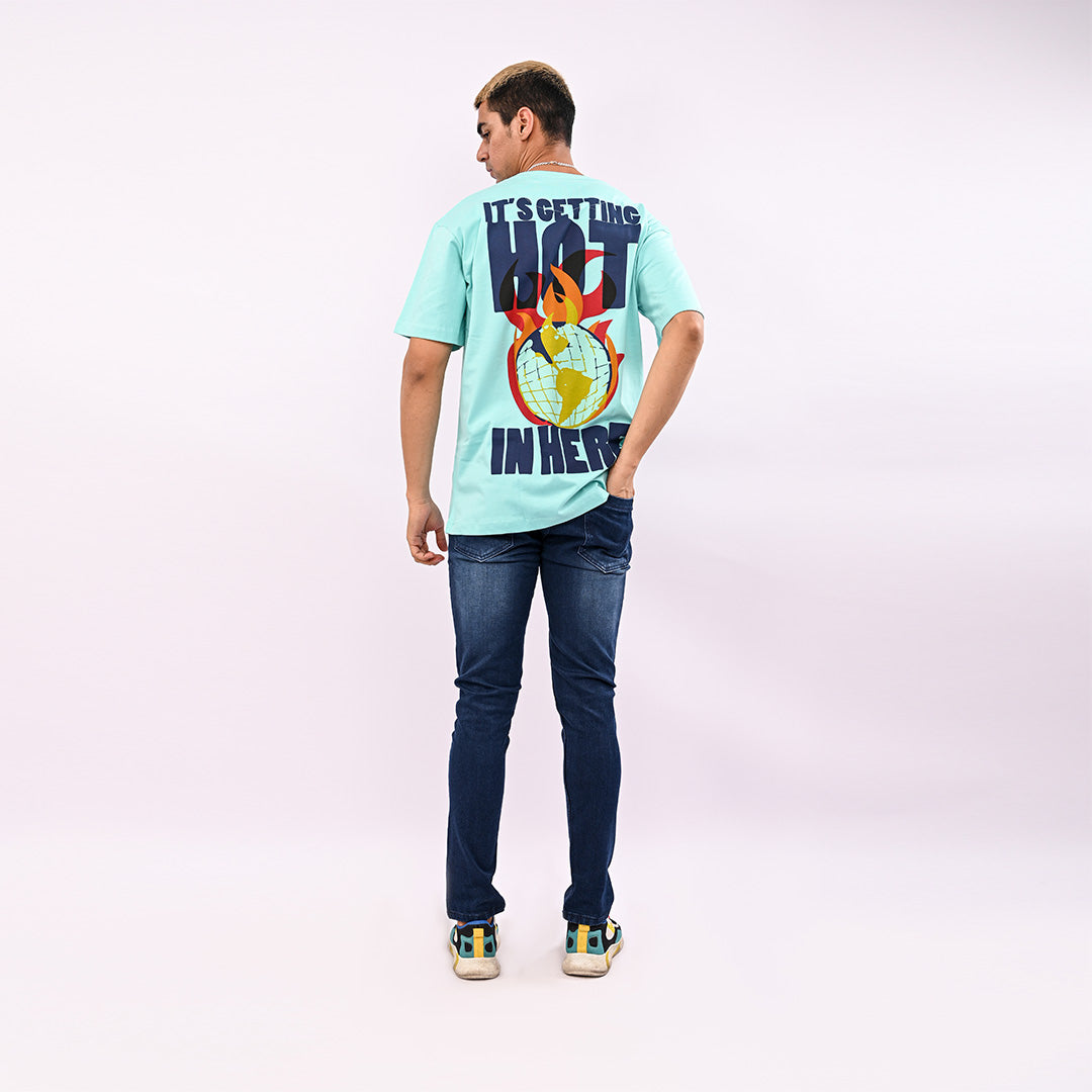 Its Getting Hot Oversized T Shirt