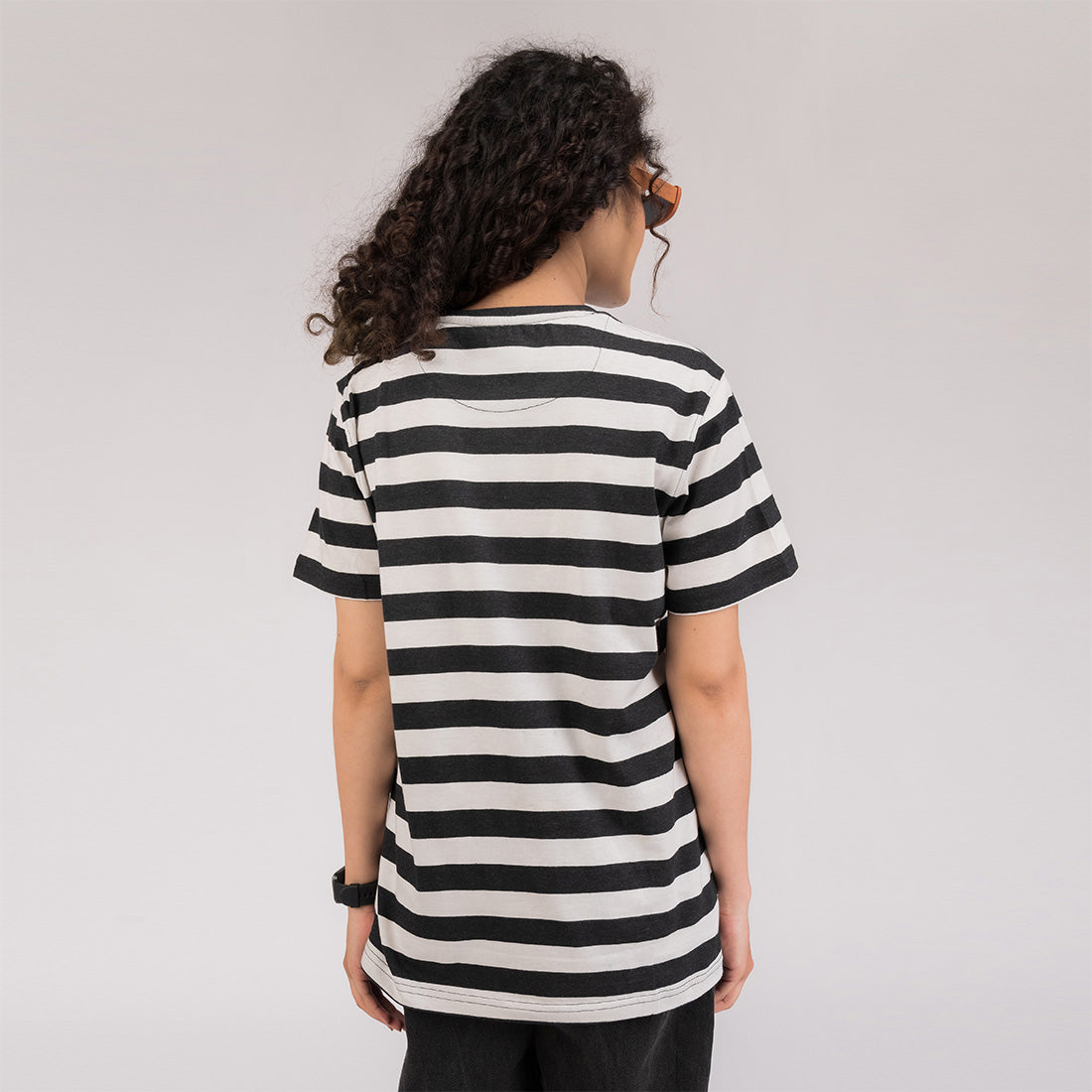 Melange Stripes Regular Fit T-Shirt