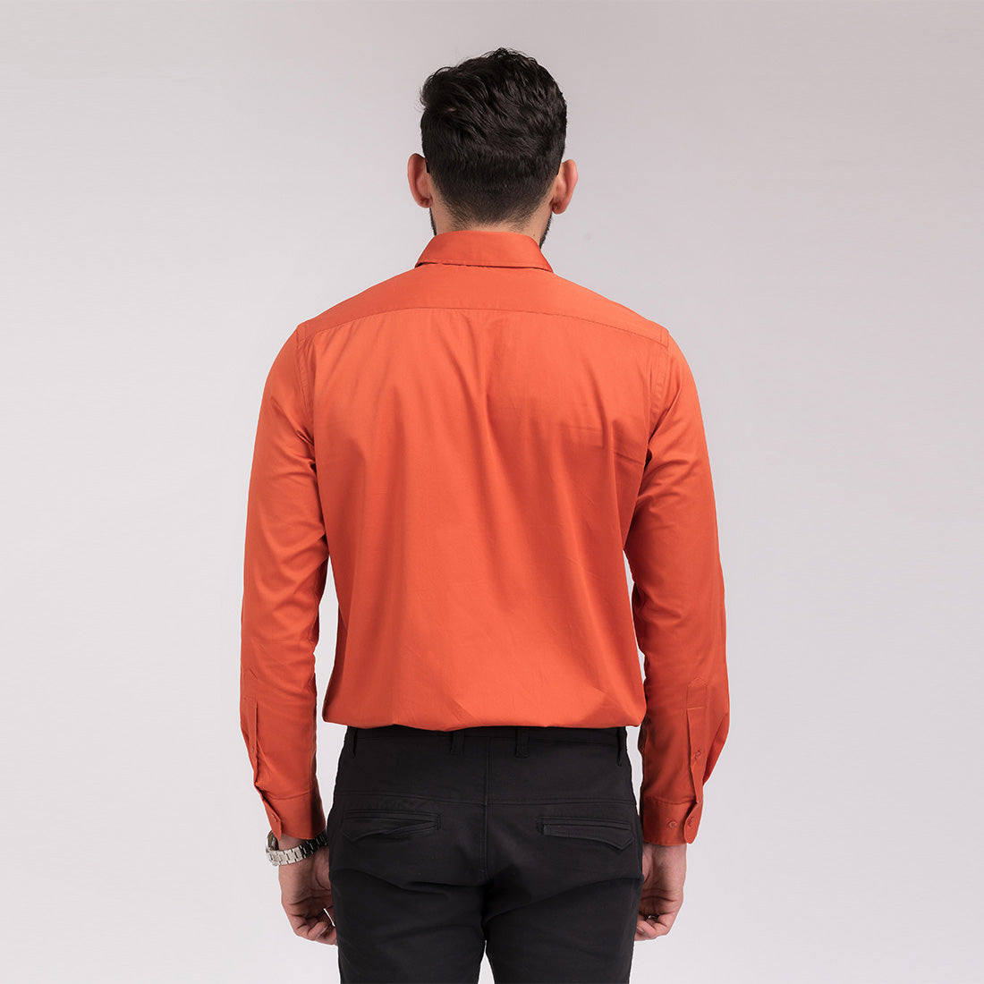 Rust Regular Fit Shirt