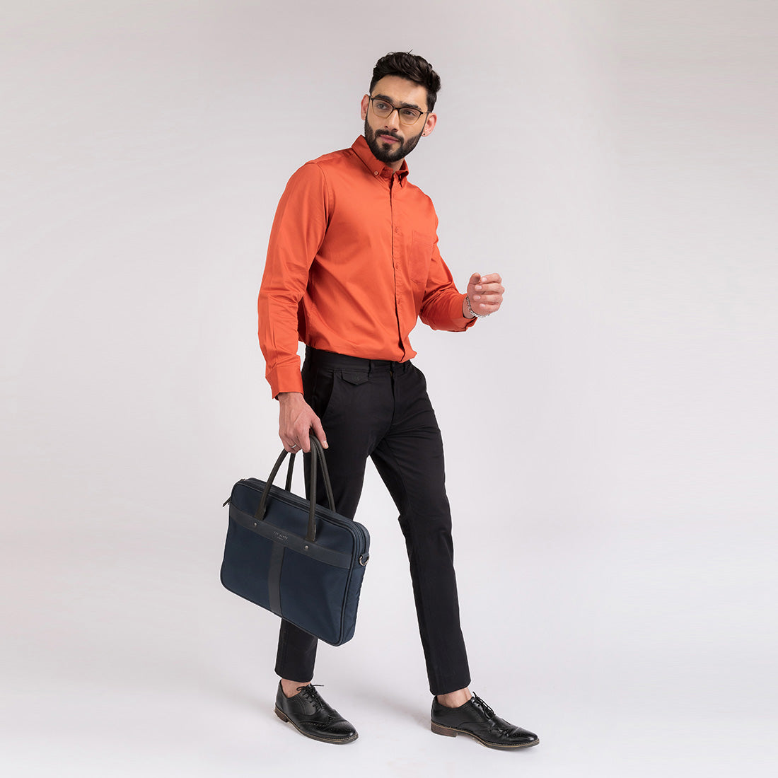 Rust Regular Fit Shirt