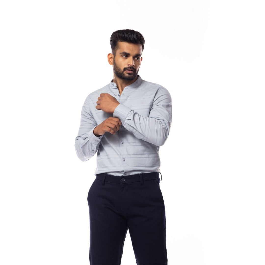 Light Grey Slim Fit Shirt