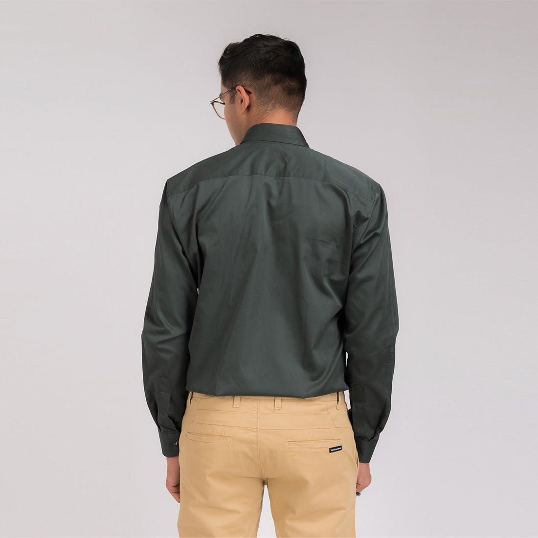Pine Green Regular Fit Shirt