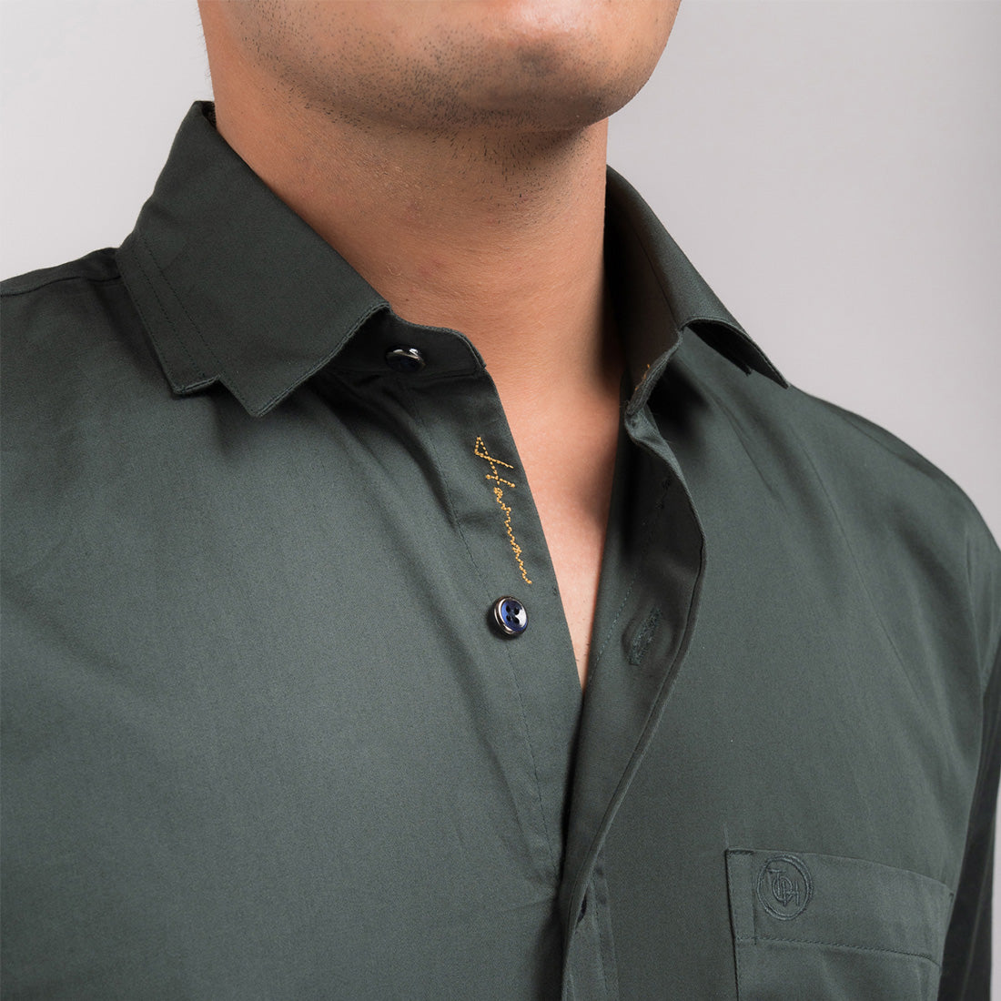 Pine Green Regular Fit Shirt
