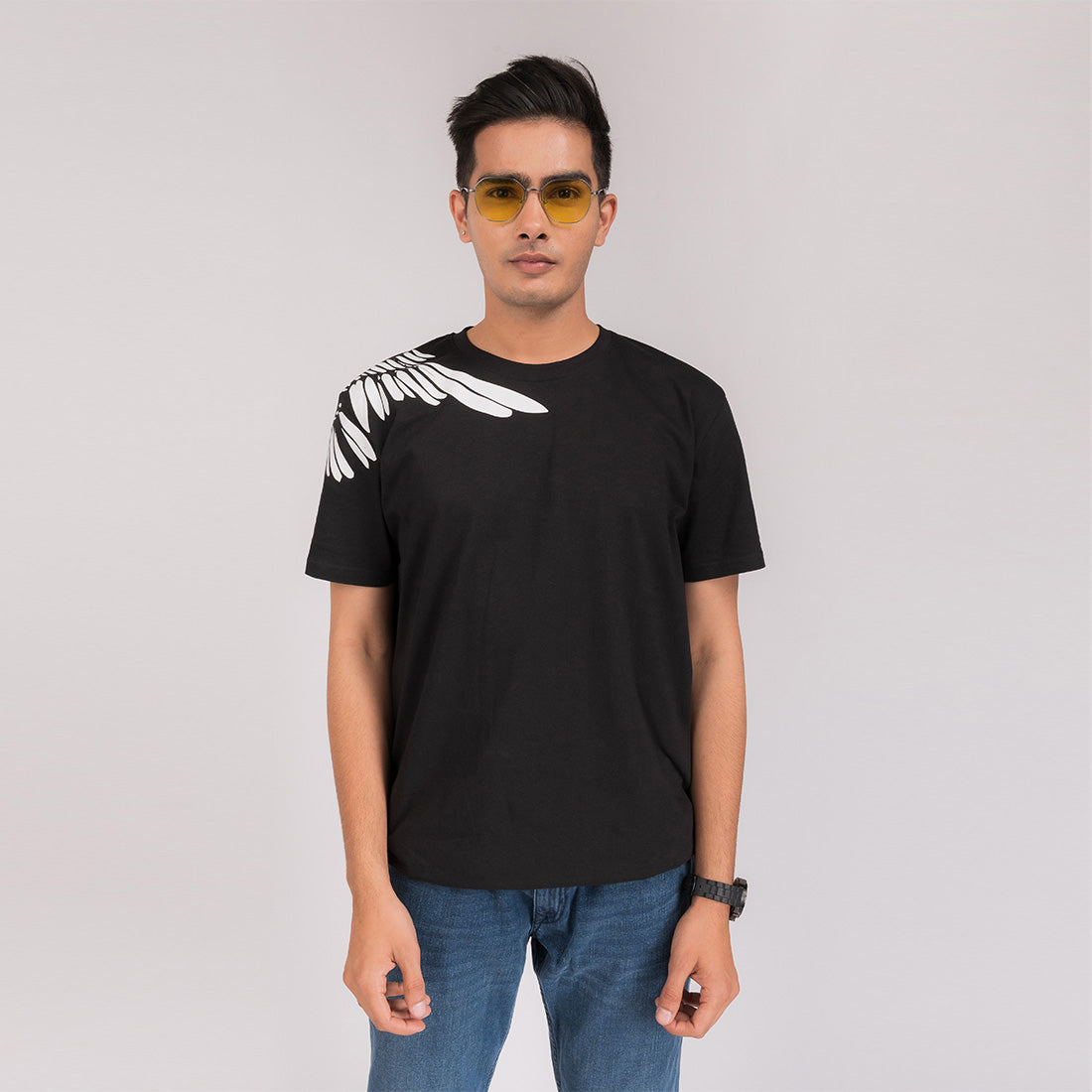 Black Wings Regular Fit T-Shirt