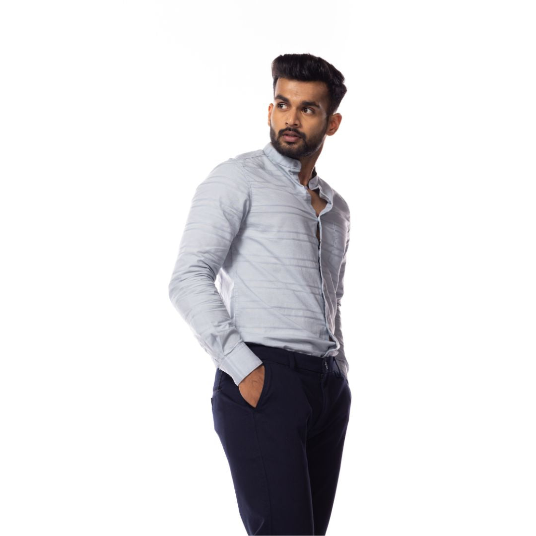Light Grey Slim Fit Shirt