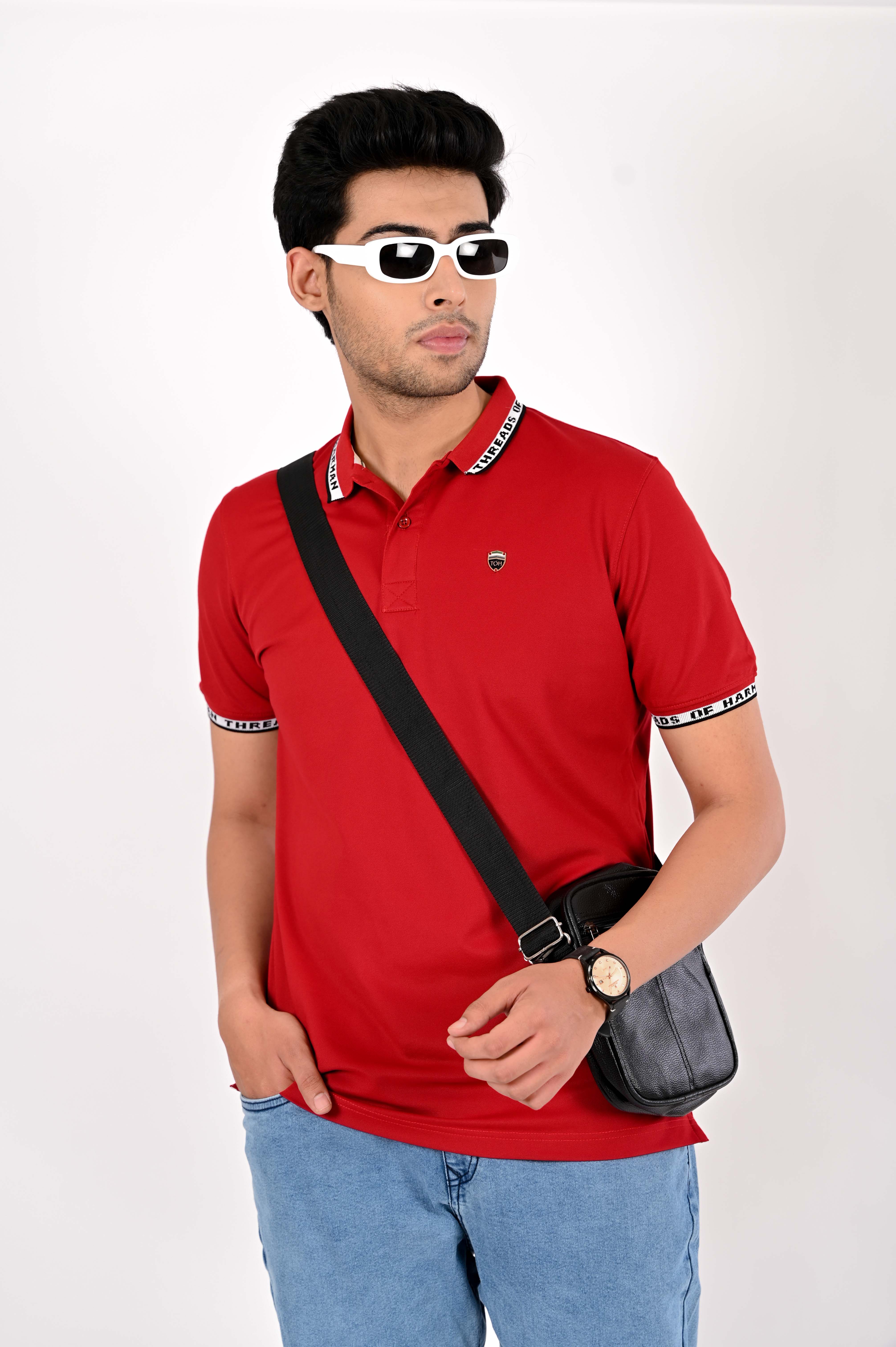 Red Hot Polo T-Shirt