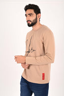 Beige Regular Fit T-shirt