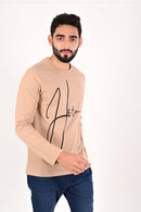 Beige Regular Fit T-shirt