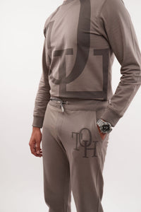 Grey  Regular Fit Track Pant