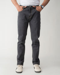 GREY DUST WHISKER REGULAR FIT JEANS