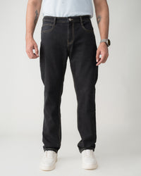 GREY ASH ENZYAME REGULAR FIT JEANS