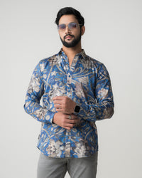 BLUE PRINT REGULAR FIT SHIRT