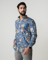 BLUE PRINT REGULAR FIT SHIRT