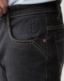 GREY ASH ENZYAME REGULAR FIT JEANS